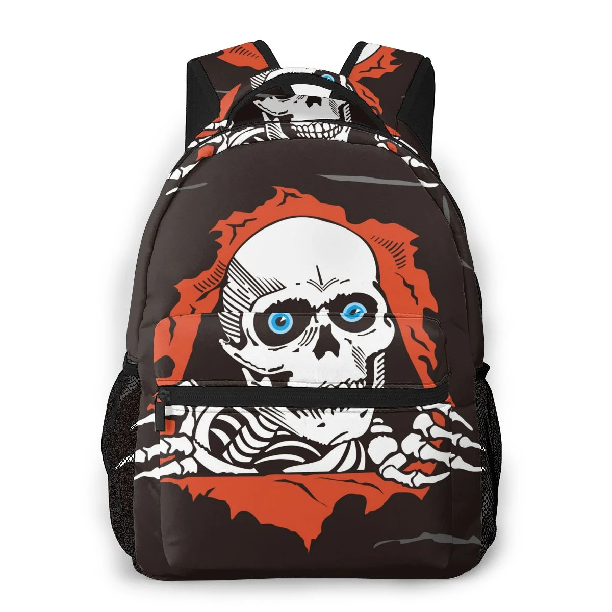 cool backpacks accessories	 Women Backpack Kids School Bag for Teenage Girls Creepy Skull Female Laptop Notebook Bagpack Travel Back Pack 2021 stylish backpack purse