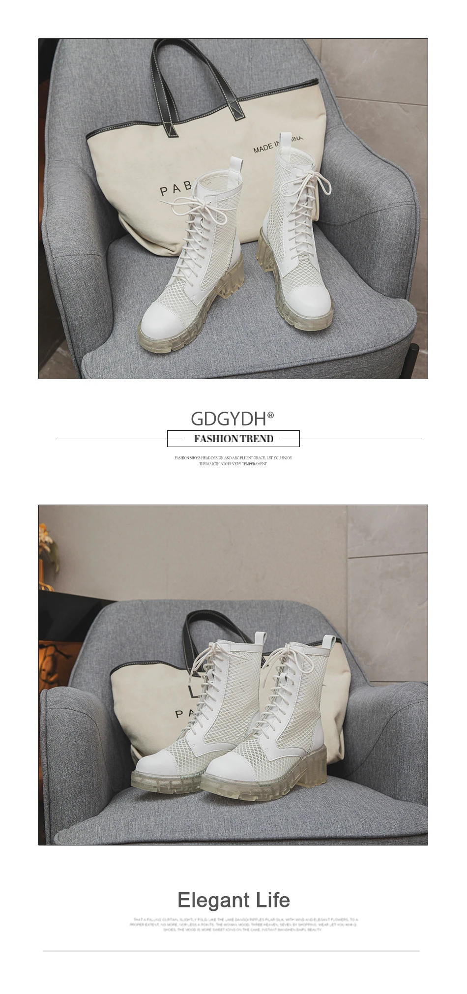 fashion ankle boots punk style 