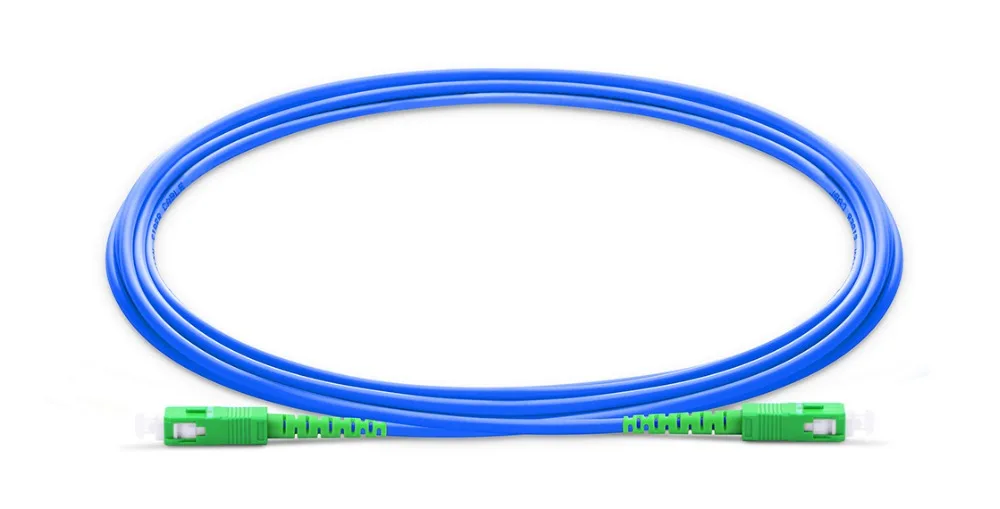 3m SC APC LC APC UPC Patchcord Armored Simplex Ftth Cable Single Mode PVC Fibra Optica Patch Cable  Ftth SC Cable  Jumper