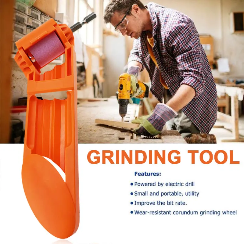 Portable Twist Drill Grinder Grinding Tools Water Mill Abrasive Polish Electric | Инструменты