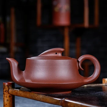 

Yixing recommended undressed ore smooth purple clay pot of 260 ml hand are recommended