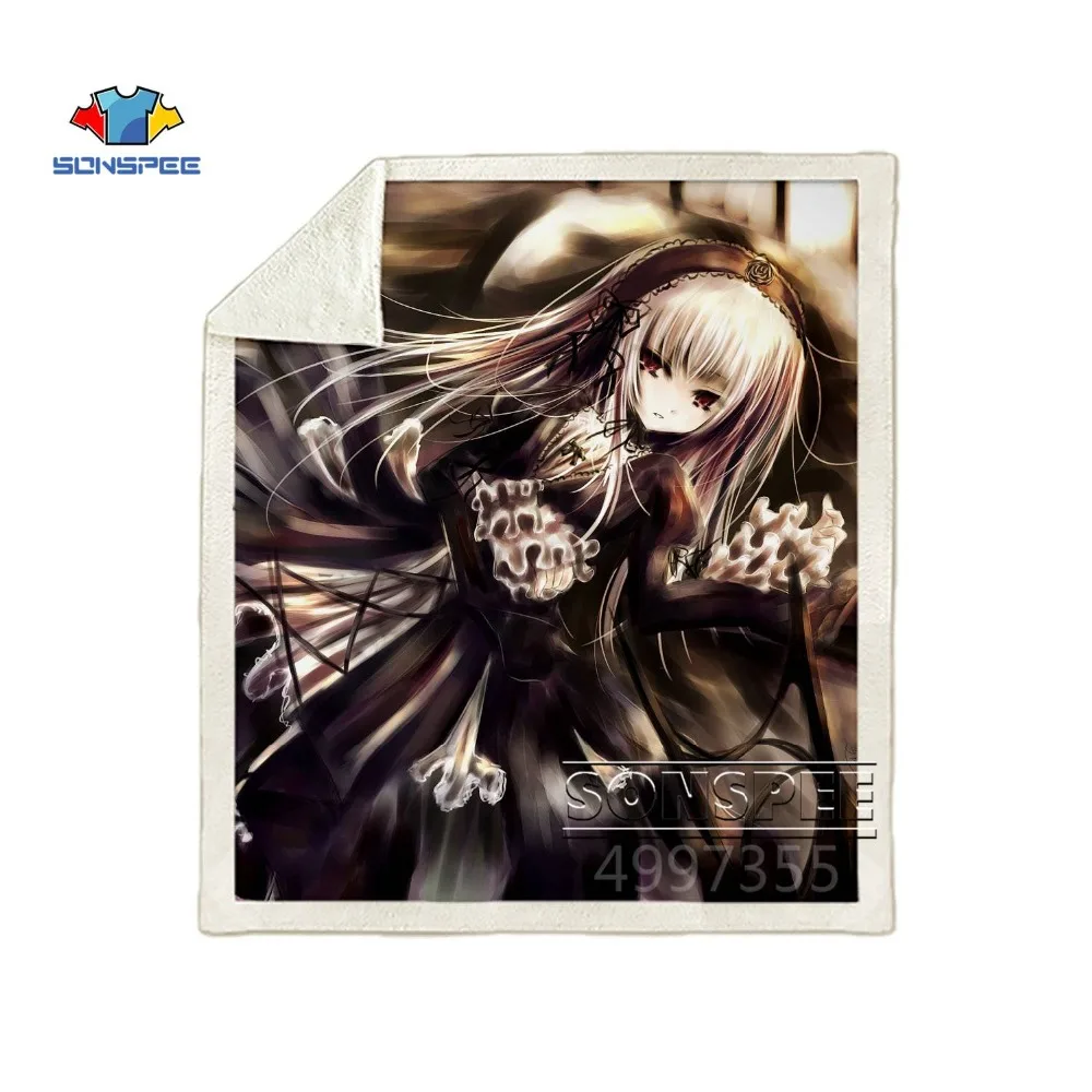 SONSPEE Rozen Maiden аниме Харадзюку для детей и взрослых 3d принт одеяло Теплый диван Стёганое одеяло покрывало для путешествий постельные принадлежности магазин при фабрике K129