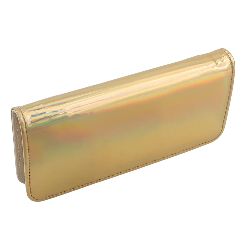 Gold Женский кожаный чехол для денег, для монет, для телефона, для карты, для паспорта, модный длинный кошелек на молнии, клатч, кошельки, женские кошельки - Цвет: Gold