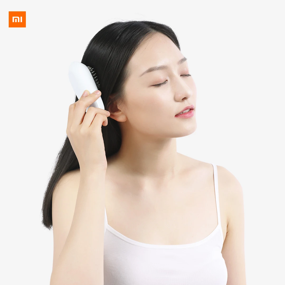 

New Xiaomi Mijia Youpin Weixin negative ion hair care comb white full set of tools Can accommodate comb teeth