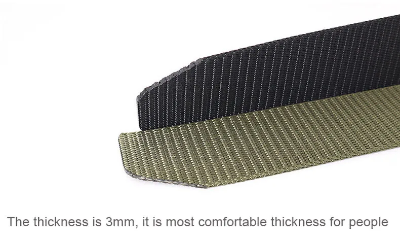 Military Tactical Waist Belt for Men Outdoor Plus Size 170 130 140 150 160cm Jeans Belts Nylon Strap Pants with Plastic Buckle leather belt for men
