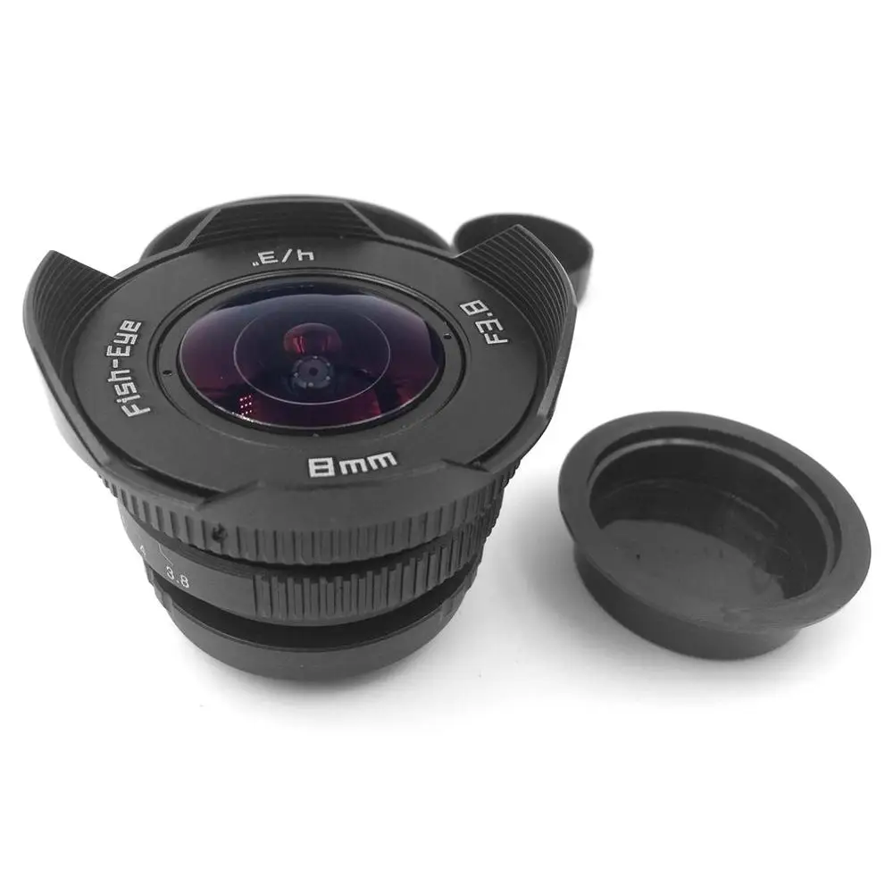 8 мм F3.8 для Micro Four Thirds Mount camera Fish-eye C mount широкоугольный объектив рыбий глаз фокусное расстояние объектив рыбий глаз