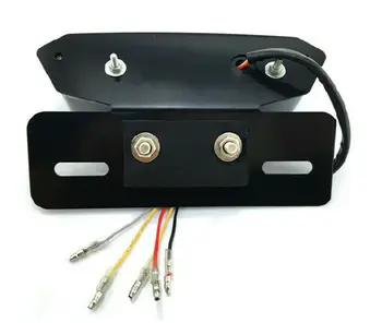 

1PC 12V Universal Smoked Motorcycle Brake Tail Light Turn Signal Lamp Assembly