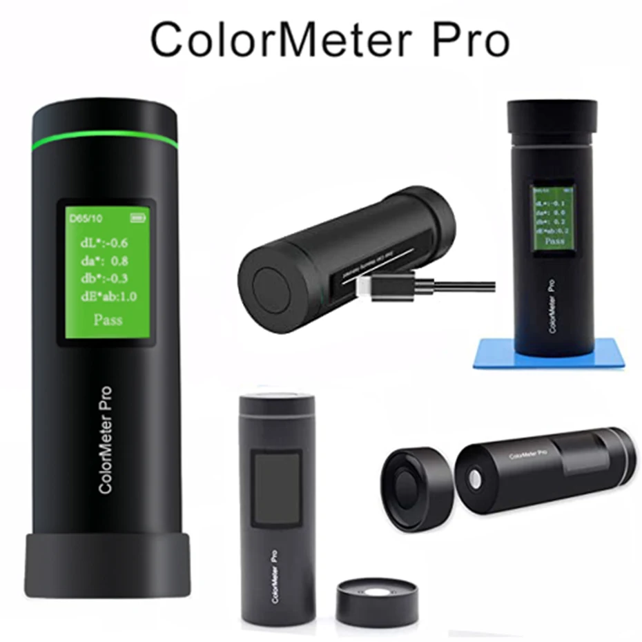 Digital Colorimeter Color Meter Tester 8mm With Color Screen Display