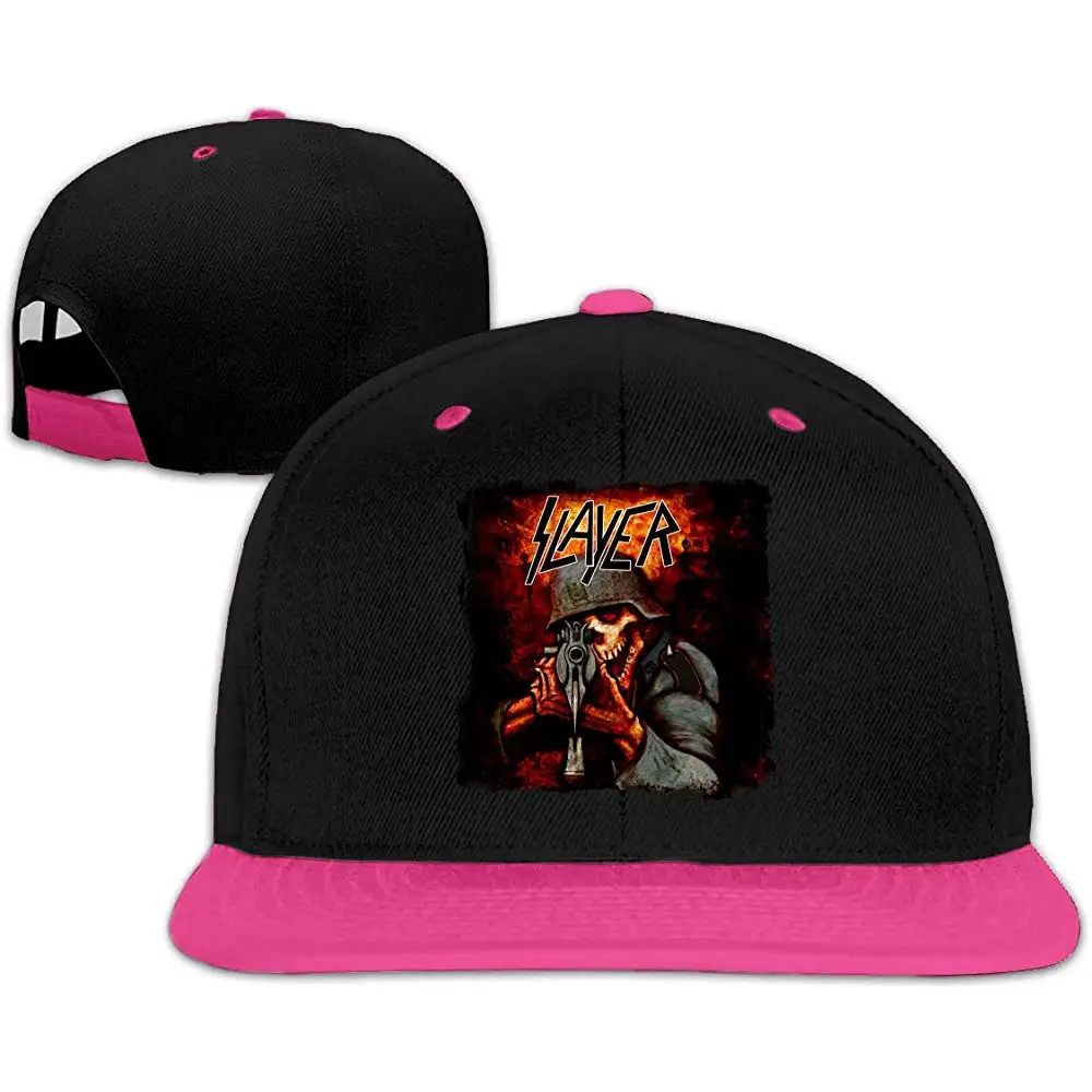 Группа Slayer Логотип музыкальной группы хип-хоп Удобная бейсболка белая Регулируемая простая шляпа
