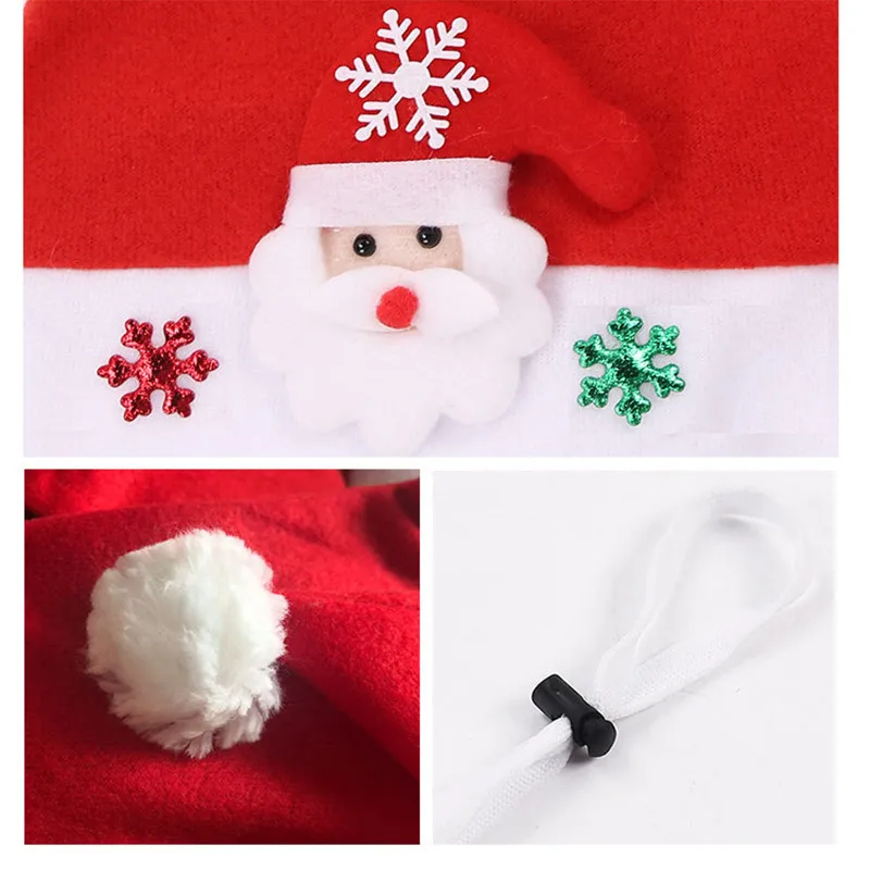 Winter Warm Puppy Dog Red Christmas Dog Hat Fleece Pet Dog Cat Hats For Celebratio for Puppy Xmas Supplies