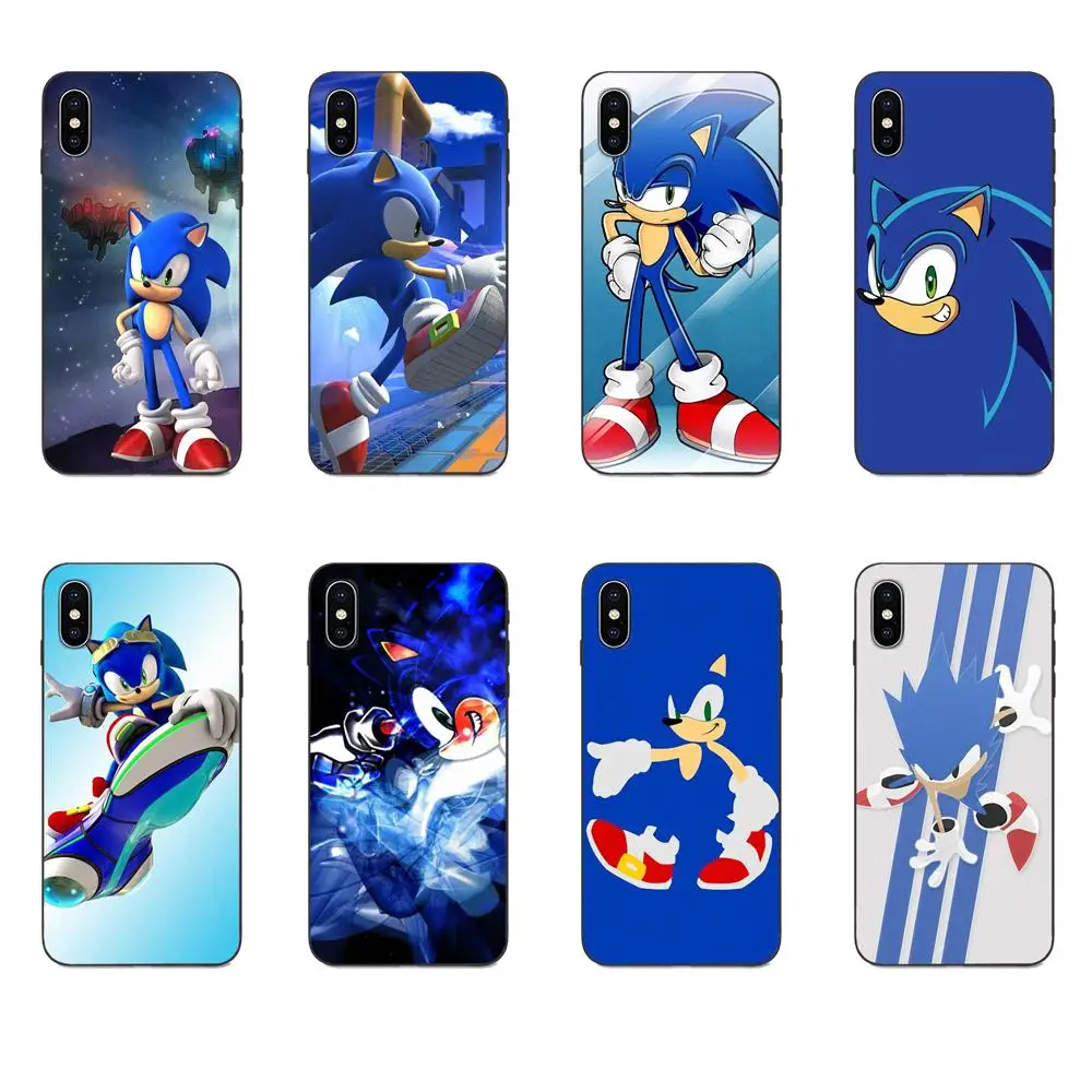 Мягкий модный мобильный телефон Соник The Hedgehog для Xiaomi mi x Max Note 2 2S 3 5X6 6X8 9 SE A1 A2 Lite Play