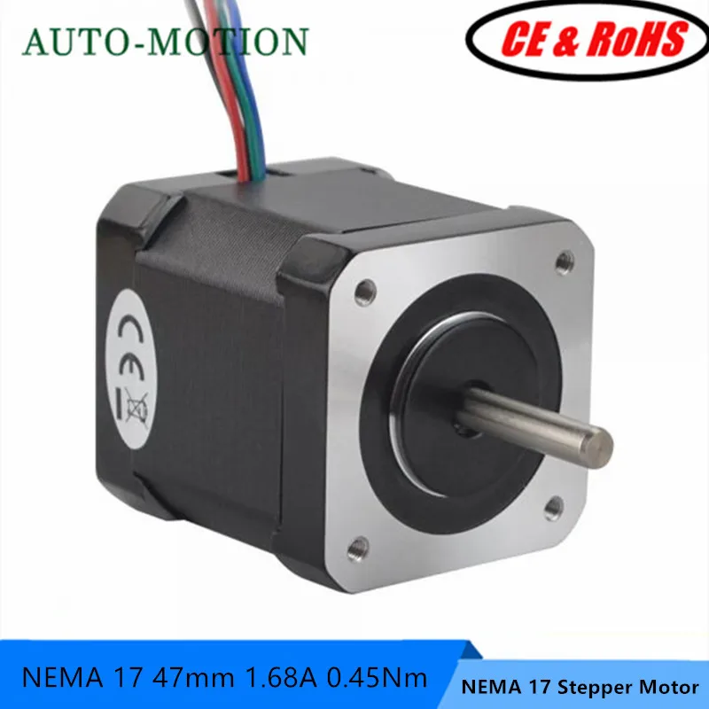 Nema 17 шаговый двигатель 42 Мотор Nema17 48 мм 1.68A 0.44Nm двигатель|Шаговый двигатель| |