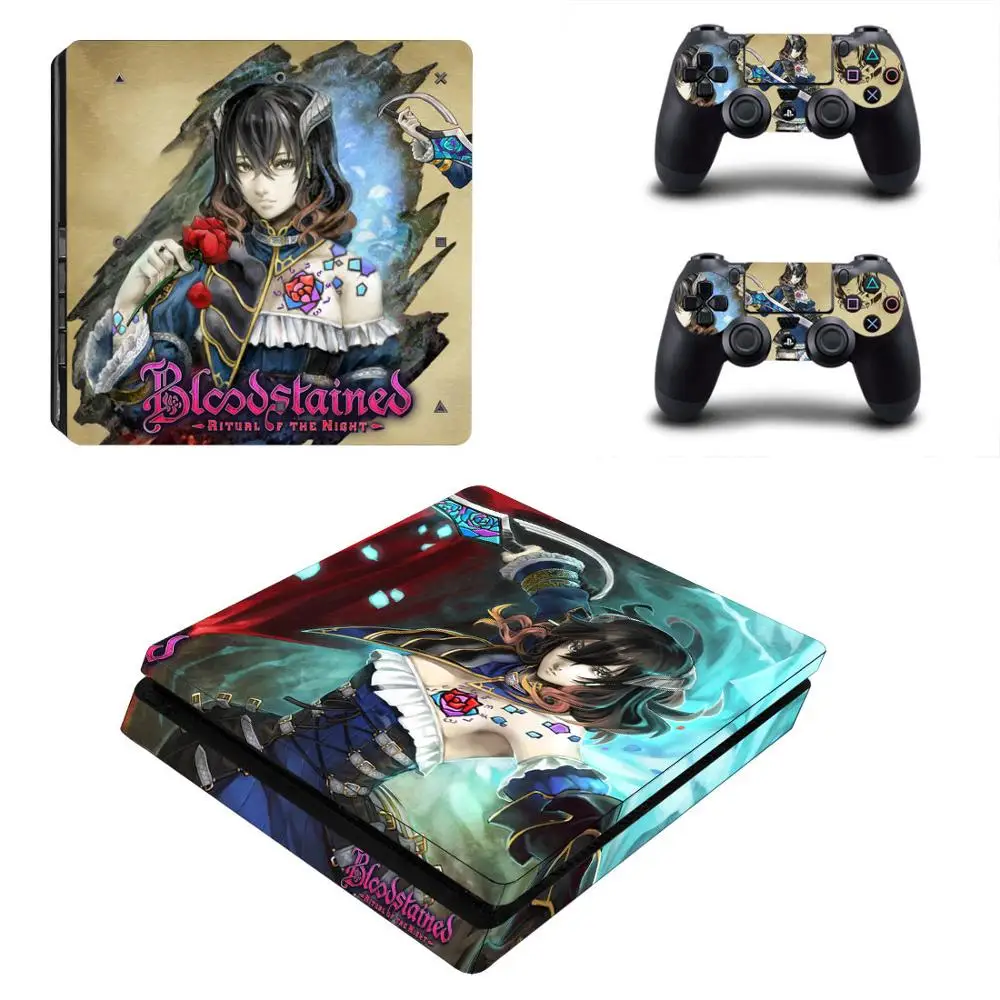 YSP4S-2298 Кровоокрашенные: ритм ночи PS4 тонкие наклейки Play station 4 тонкие виниловые наклейки для кожи Стикеры Adesivo для playstation 4 тонкая консоль и контроллер - Цвет: YSP4S-2298