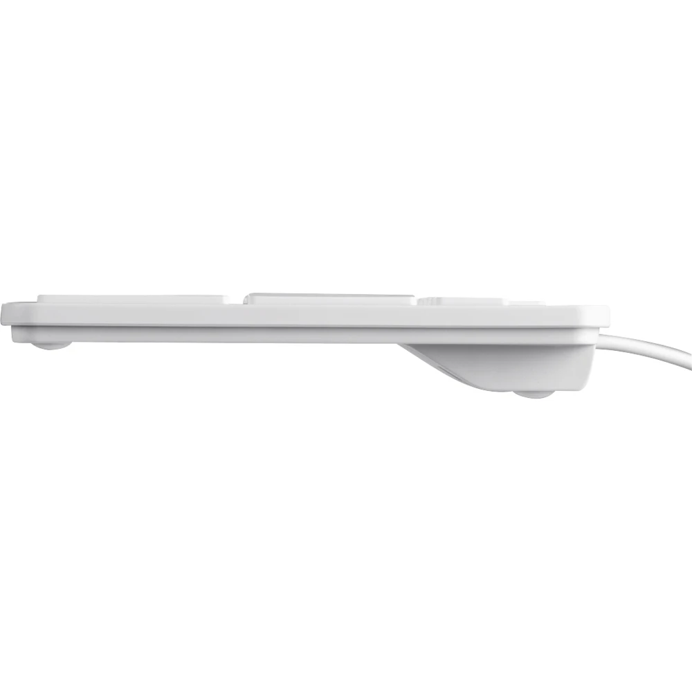 Клавиатура Hama Rossano белый/серебристый USB slim