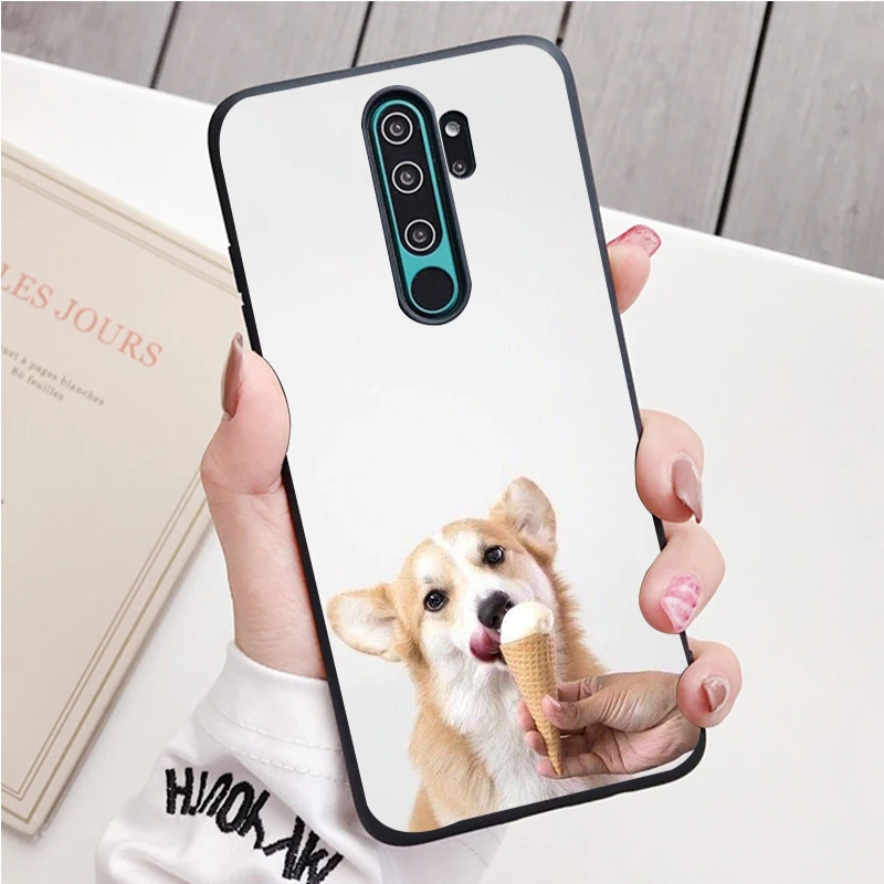 best flip cover for xiaomi Corgi Chó Silicone Ốp Lưng Điện Thoại Redmi Note 9 8 7 Pro S 8T 7A Bao xiaomi leather case case Cases For Xiaomi