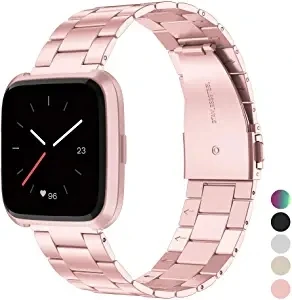 Ремешок из нержавеющей стали ремешок Браслет замена для Fitbit Versa 2 сменный Браслет наручных часов Ремешок для умных часов Ремешок