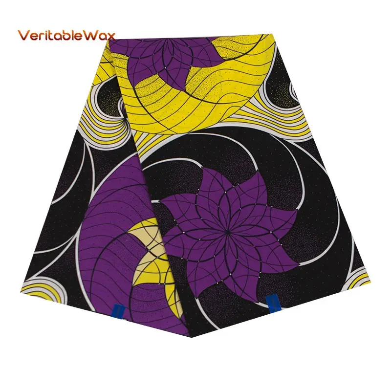 Мода Высокое качество мягкий хлопок воск Анкара ткань воск африканская ткань батик ткани для африканской одежды 24fs1358