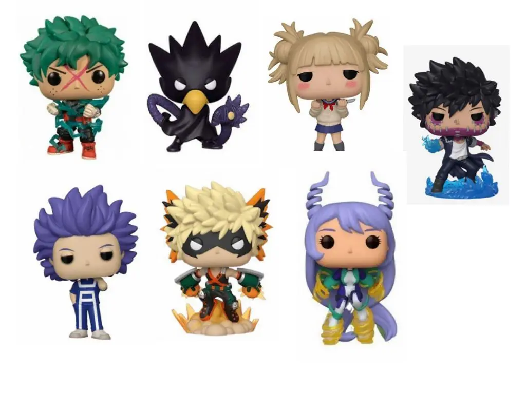 FUNKO POP My hero academy Deku 596# Tokomi 607# Toga 610# Dabi 637# Midnight 736# Vinyl Figures Collection Model Children Toys | Игрушки и