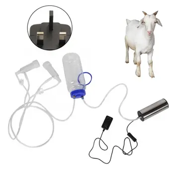 

Goat Milker Machine Electric Portable Cow Sheep Milking Machine Set Manual Pump R7RC