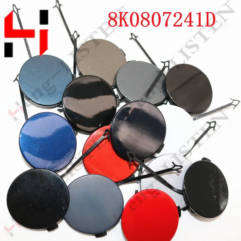 For A4 8K ALLROAD 09-16 Car Bumper Tow Hook Cover Cap 8K0807241D