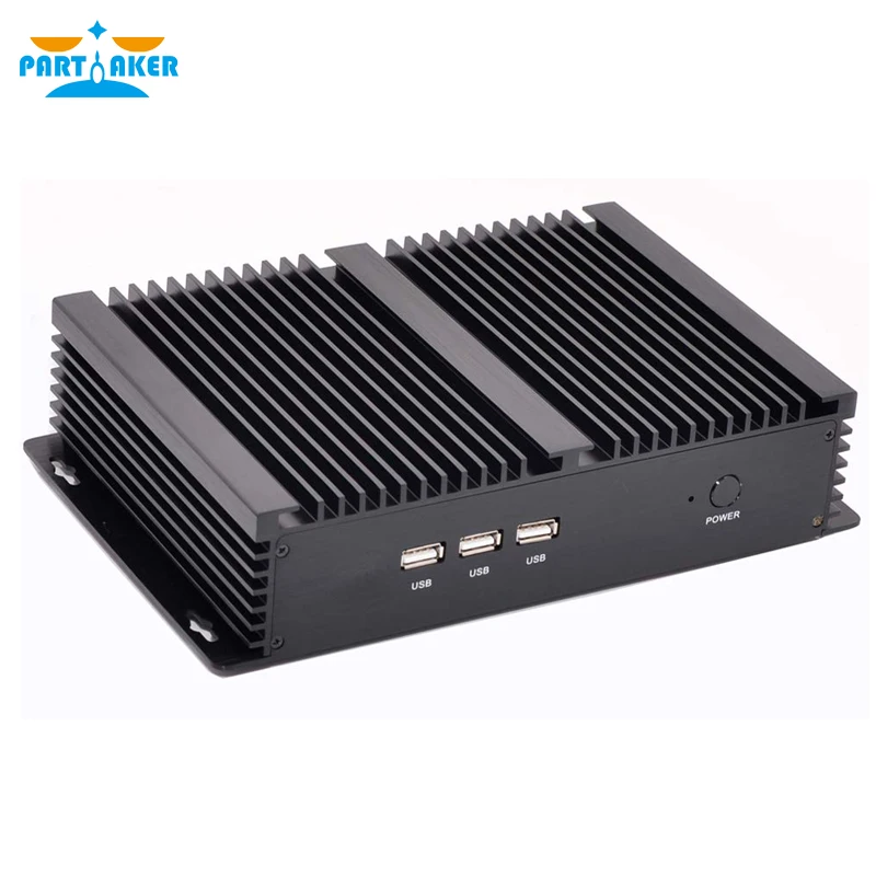  Partaker I3 Mini Computer Fanless Mini PC Windows 10 Core i7 8550U i7 8565U 2*RS232 industrial PC R