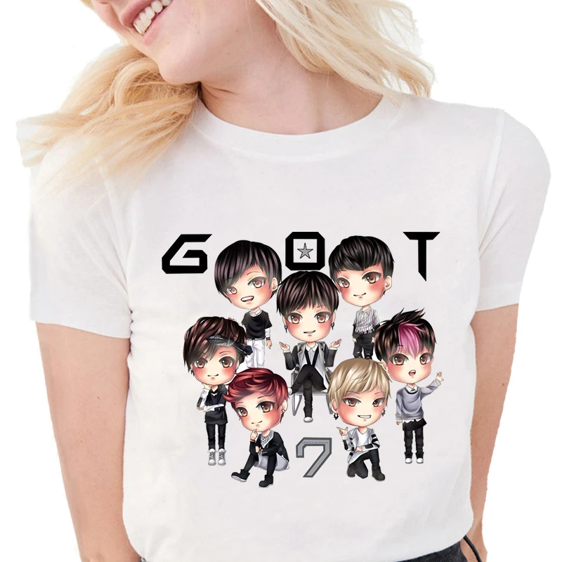 ホット販売tシャツgot7 Kpop Jb Jr Bambamかわいい漫画tシャツの女性の服カジュアル原宿tシャツトップス女性ショート夏 Tシャツ Aliexpress ホット販売tシャツgot7 Kpop Jb Jr Bambamかわいい漫画tシャツの女性の服カジュアル原宿tシャツトップス女性ショート夏 Tシャツ Aliexpress