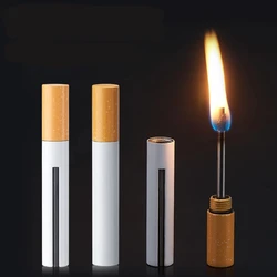 Briquet Portable permanent à essence, kérosène, coupe vent, étanche, avec bouteille en coton 