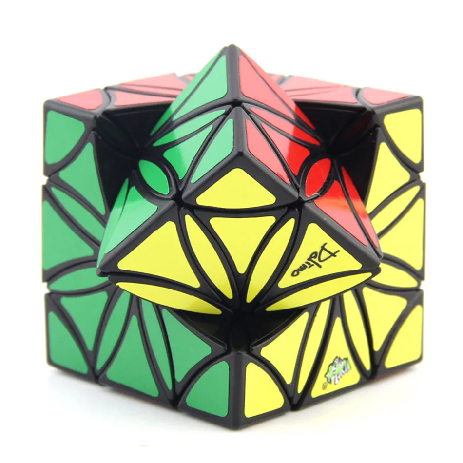 LanLan Magic Flower Strange-shaped Magic Cube Speed Puzzle Petal Cubes Birthday Gift Educational Toys For Kids Children Grownups 5