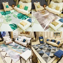 Ковер в скандинавском стиле, журнальный столик для гостиной, современный прикроватный коврик для спальни