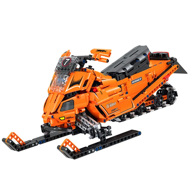 

Technic Arctic Snowmobile Building Blocks Sets Bricks Classic City Model Kids Toys For Children Gift