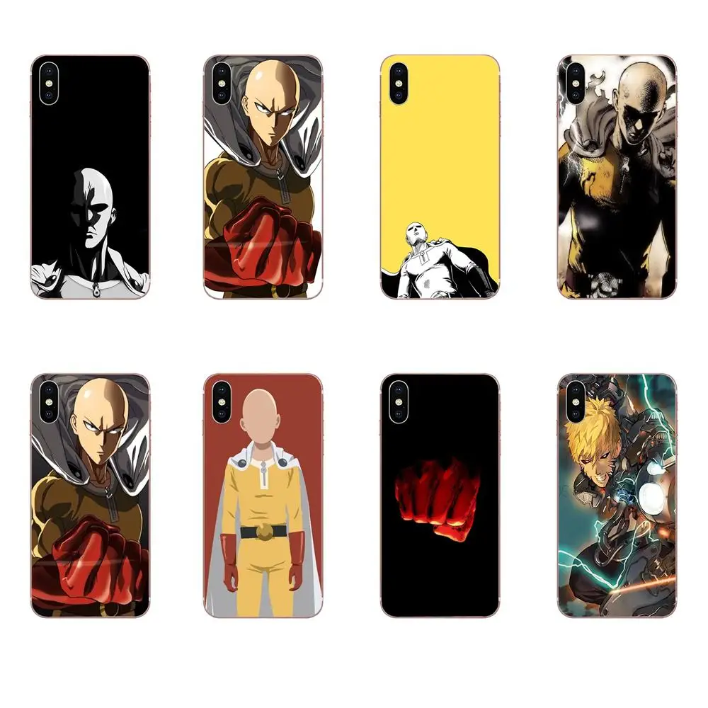 Мягкий Ультратонкий чехол из ТПУ для Samsung Galaxy A01 A51 A71 S20 Ultra S11 S11E S10 Plus One Punch Man