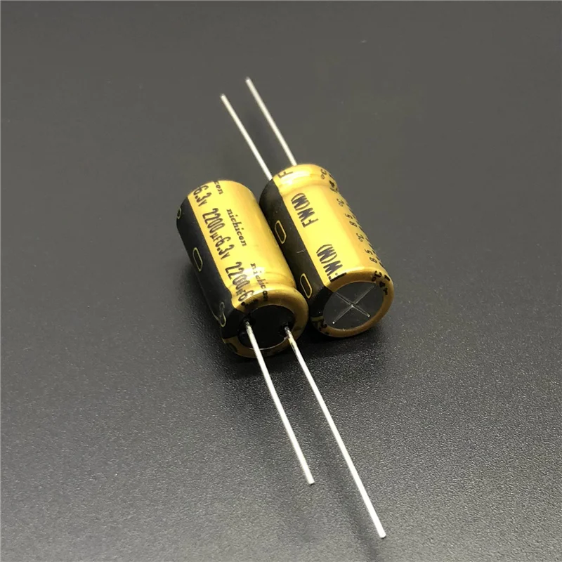 5 шт./20 шт. 2200 мкФ 6 3 В NICHICON FW серия 10x20 мм 6.3V2200uF HiFi аудио конденсатор | Электронные