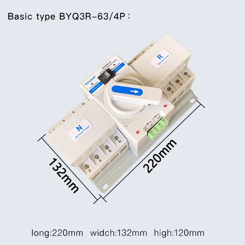 switch de transferencia automatica energia dupla tipo mccb 2p com 4p 01