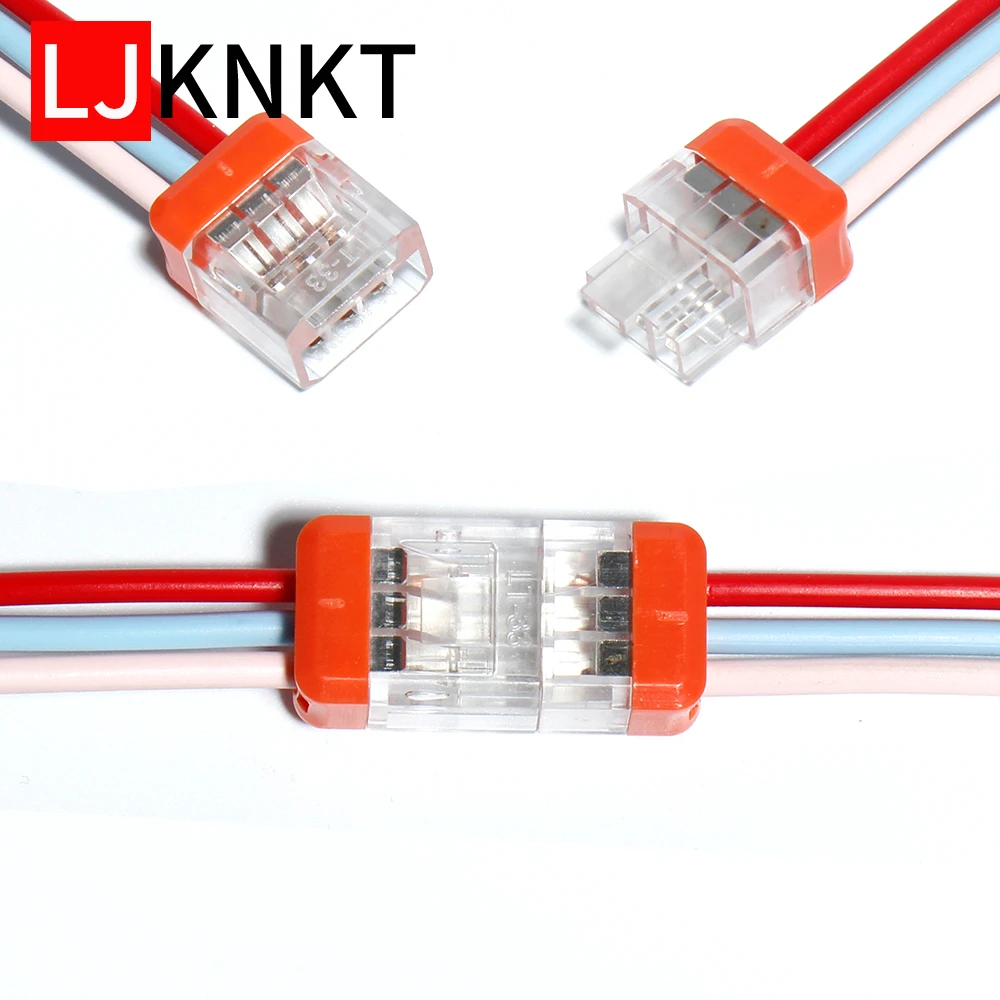 

Fast terminal three in three out safe insulation fire retardant function wire wire household connector compact and easy to plug