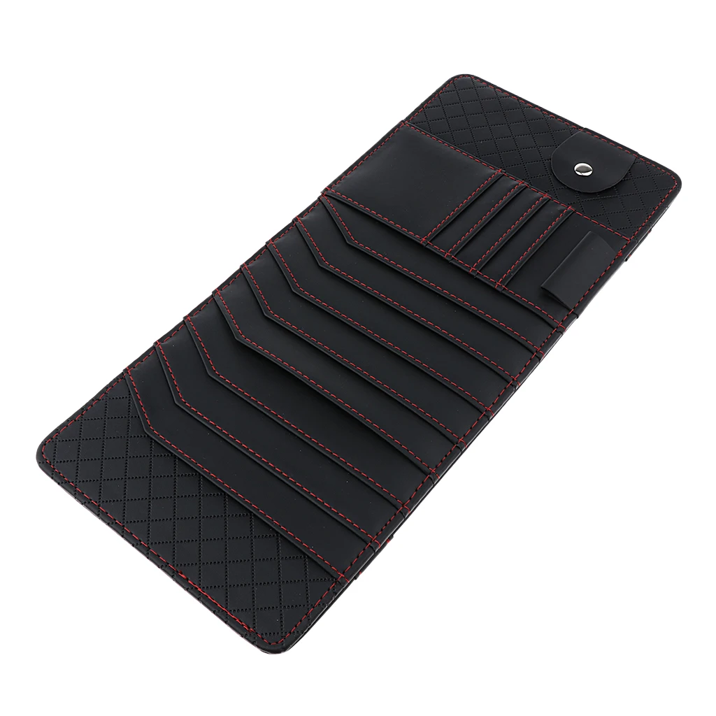 Car CD Storage Document Holder - Car, Truck, SUV Registration & Insurance Storage Pouch Auto Accessories