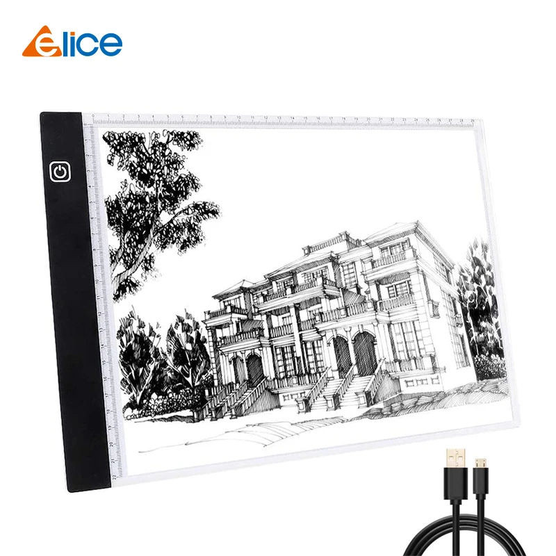 

Elice LED Drawing Tablet USB LED Light Box Copy Board Digital Graphics Pad Electronic Art Graphic Painting Writing Wacom