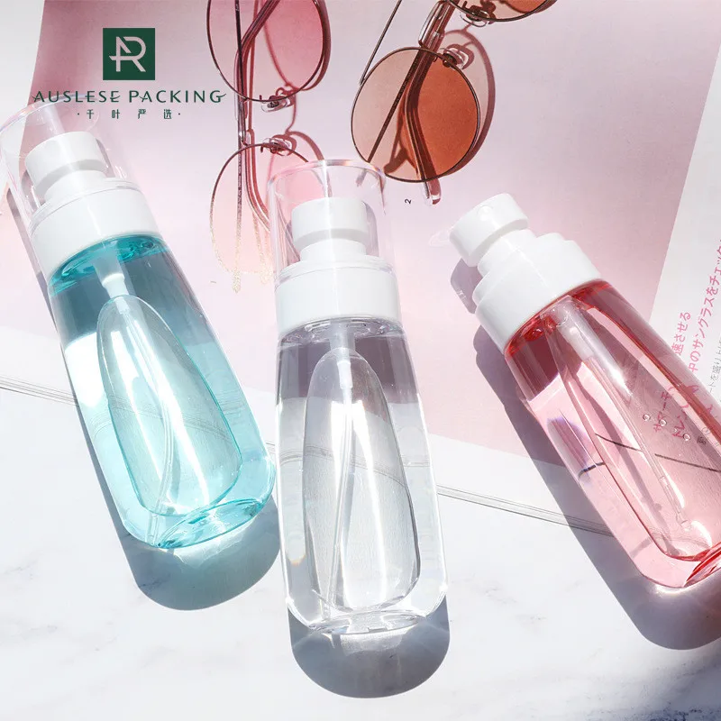 

Refillable 100ml Sterilized Alcohol Dispensing Spray Bottle PETG Dispensing Bottle Portable Travel Cosmetic Container Perfume