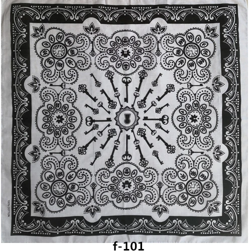 A Lot of Style Punk Hip-hop Headwear Can Choose 100% Cotton Paisley Bandanas Foulard Neckerchief Square Scarf for Women/Men/Boys male scarf