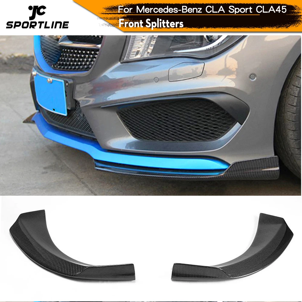 Carbon Mercedes Benz W117 C117 CLA250 CLA45 CAL200 Rear Bumper Lip Splitter