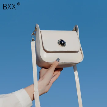 

[BXX] PU Leather Small Solid Color Shoulder Bags For Women 2020 Spring Shoulder Handbags Female Travel Totes Lady Hand Bag HM231