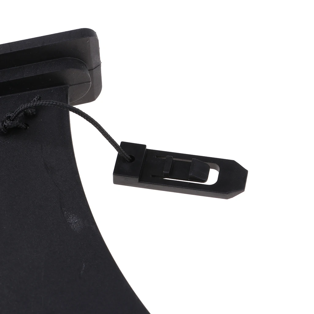Longboard Surfboard Surfing Fins Thruster For Future Base Flex Thruster Surf Fin Set Black
