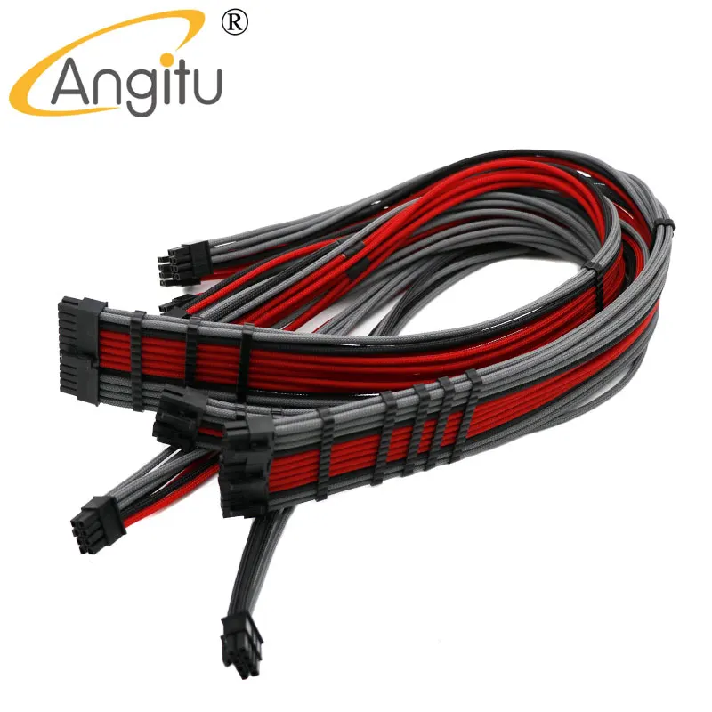 Angitu Nenhuma Compra Diretamente Personalizado Seasonic Corsair Coolermaster Silverstone 24p 8p Gpu 8p 6p Modular Psu Sata Ide Cabo de Alimentação - Imagem 3