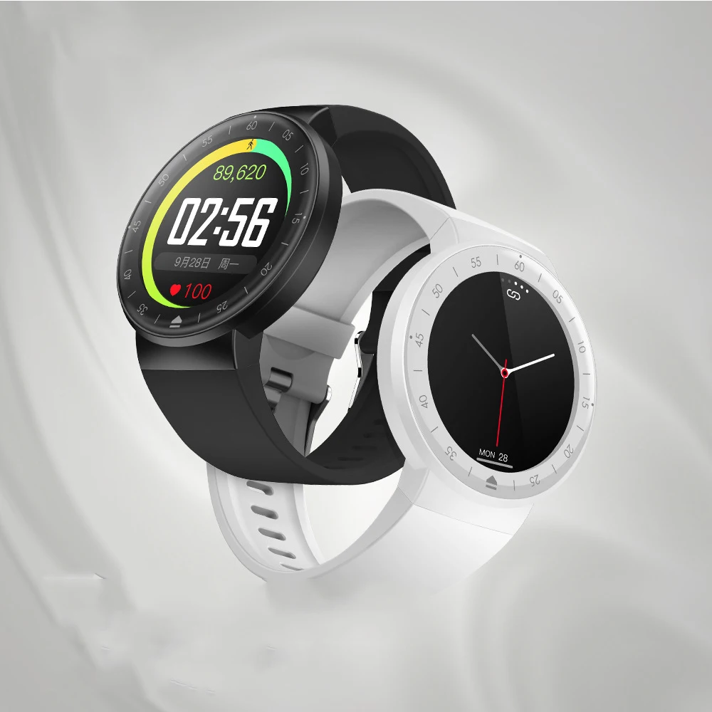 

V15 Full Round Display Smart Watch Blood Pressure Heart Rate Monitor Fitness Bracelet Sport Watch Men Women Smartwatch