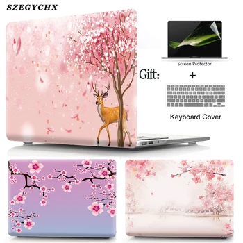 

Hard Shell Laptop Case For Macbook Air Pro Retina 11 12 13 15 A2159 Touch Bar For mac book Air 13 touch ID A1932 2018 cover