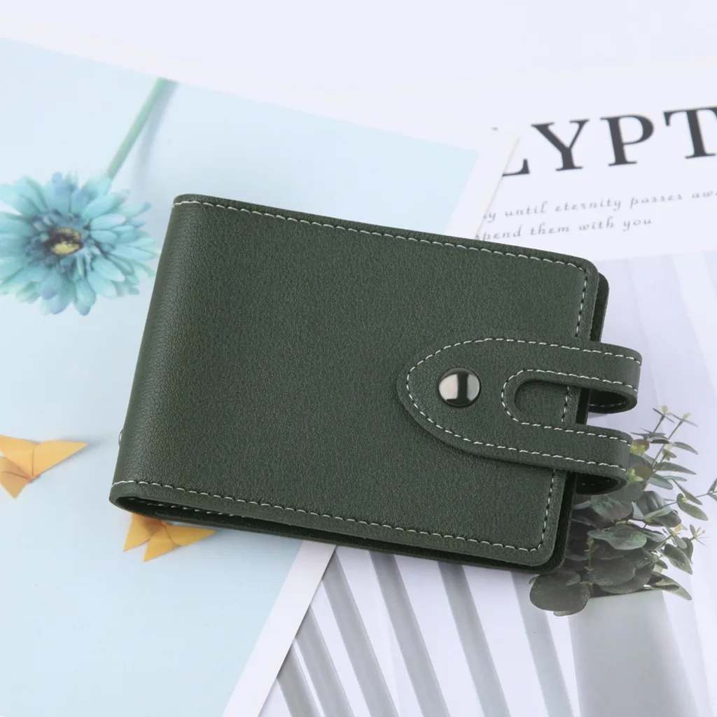 Женский кошелек, 20 карт, короткий, для девушек, D, для паспорта, для карт, наборы, маленький, модный, с пряжкой, Для водительских прав, для мужчин и женщин, сумка для кредитных карт