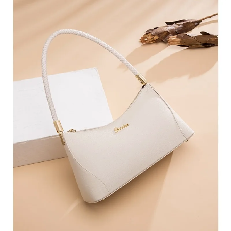 ZOOLER Handmade Women Bag Designed Soft  Whole Genuine Leather Bag Women Leather Shoulder Bags Luxury Bag Black Ladies LT359