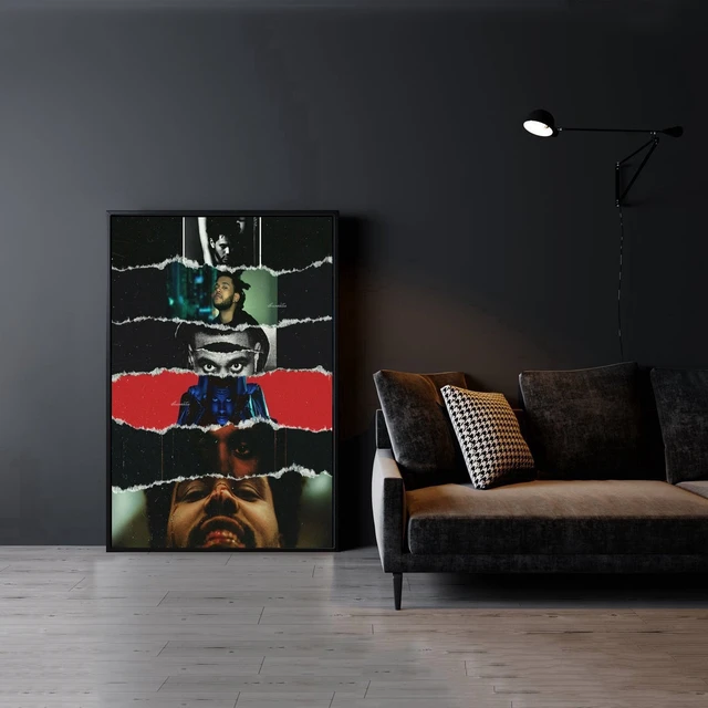 The Weeknd Album Canvas Art, The Weeknd Poster, The Weeknd Singer Art  Print, The Weeknd Poster, Starboy, Trilogy, Kiss Land - AliExpress