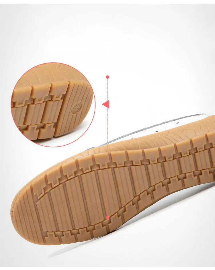 AH 203-New Cut Outs Summer Women's Flats Shoes Breathable Hole Woman Loafers-5