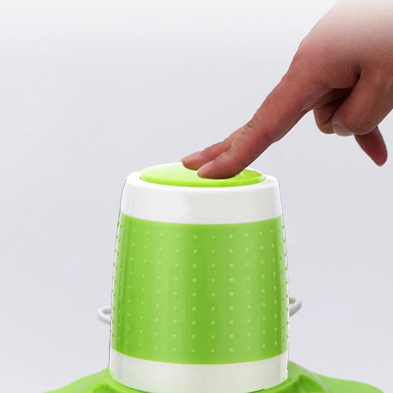 2L Electric Meat Grinder Fruit Vegetable Shredder Slicer Mincer Cutter Blender Stainless Steel Kitchen Accessories UK Plug