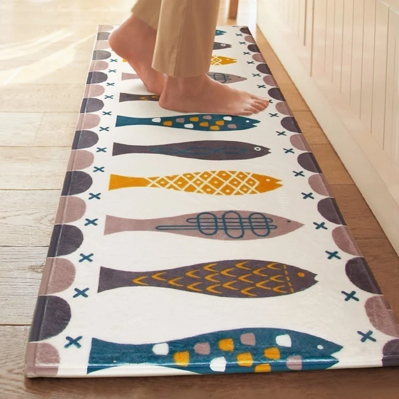 Многоцветные коврики нескользящий коврик для спальни, кухонный коврик для ванной, коврик для ног, 3 размера, коврики для ванной комнаты, коврик для ванной комнаты